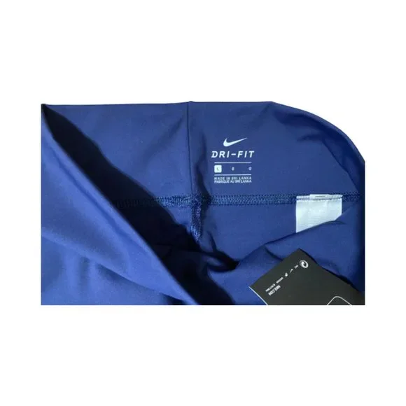 NWT Nike Sportswear Essential Women's High Waist Bike Short Navy Blue UK 4- 12 - Picture 8 of 9